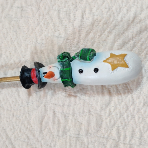 Snowmen Christmas Candle Snuffer - Picture 6 of 10